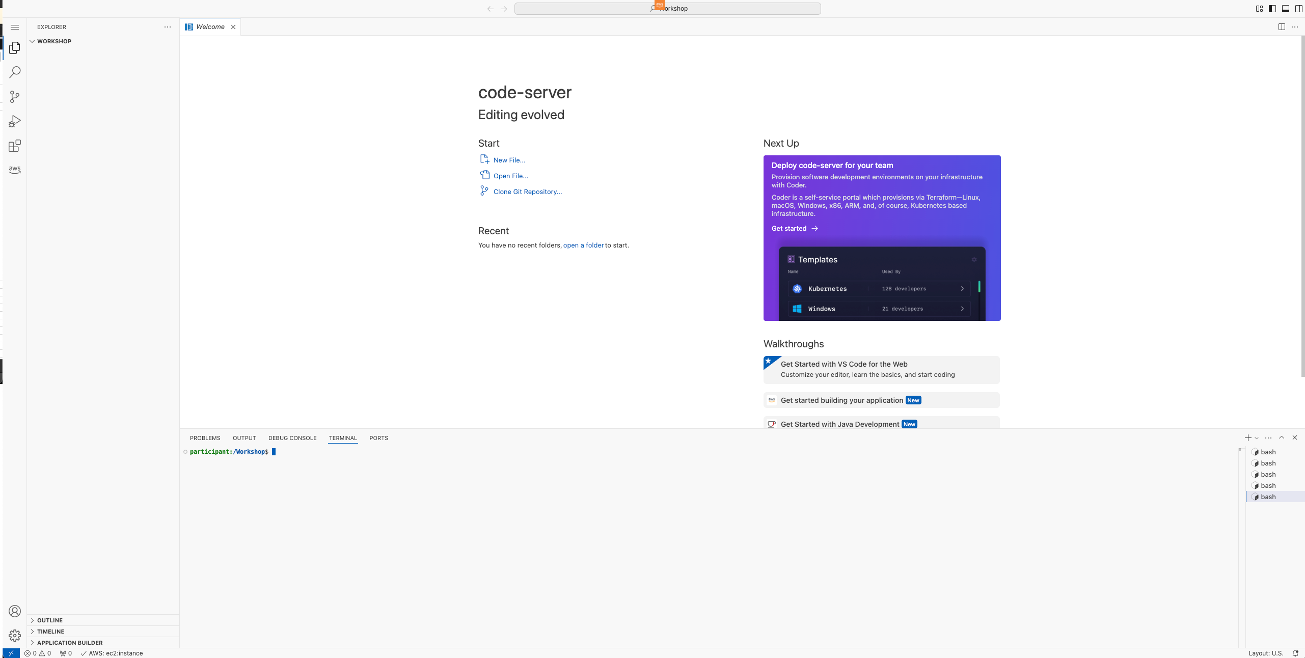 VS Code Interface