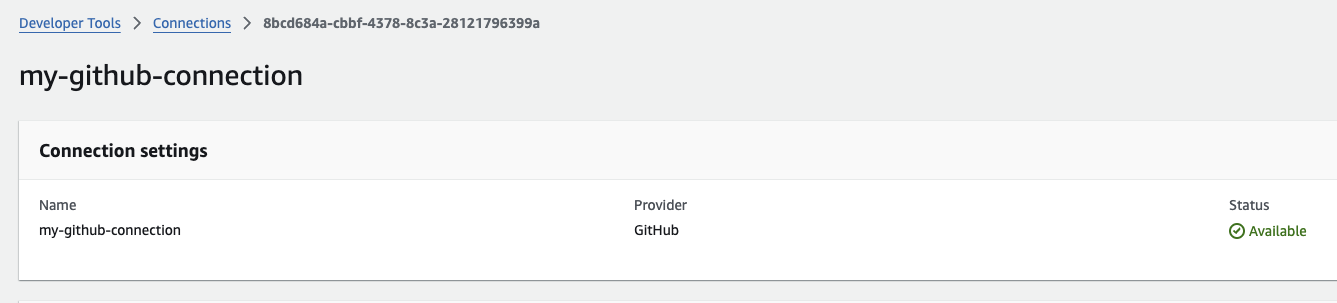 CodeStar Connection
