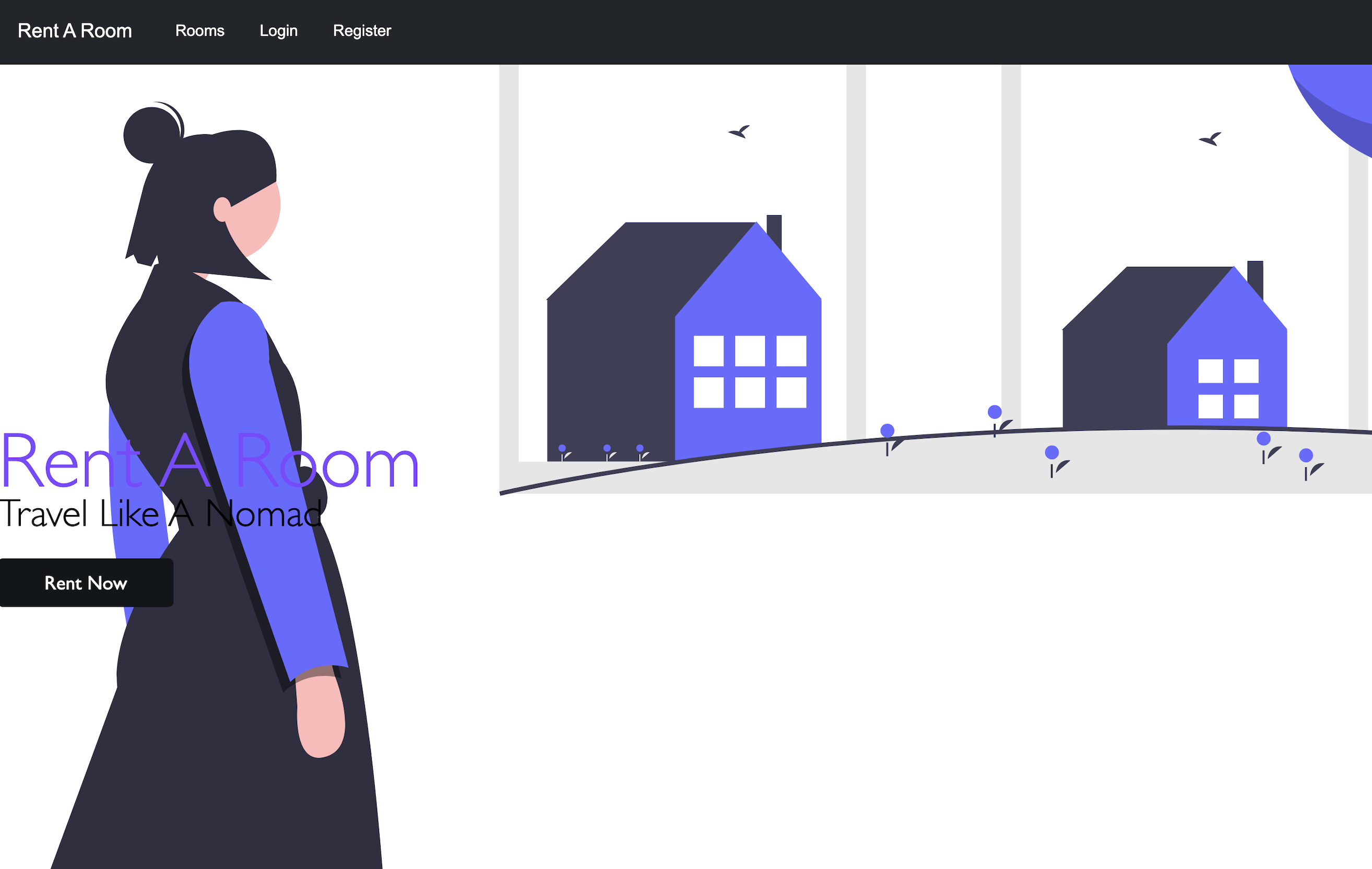 Home Page Before
