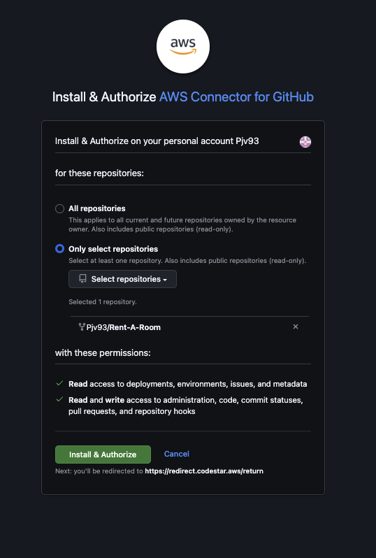 Select repository